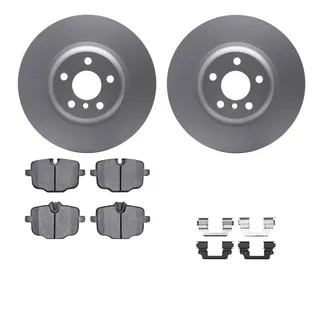 R1 Concepts WDUH1-31264 Carbon Series Brake Rotors W/ 5000 Oep Brake Pads & Hdw